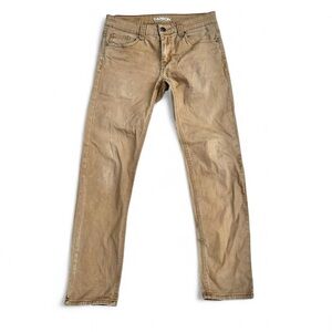 Carbon men’s skinny freedom flex cotton khaki chino sz 28/30